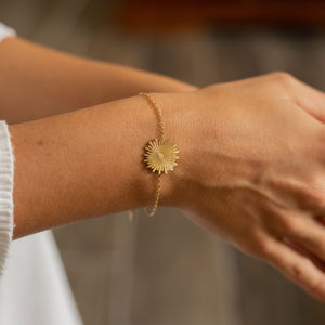 Bracelet Doré Soleil Levant - LELIEGE