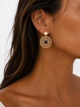 Boucles d'Oreilles Eclipse Noire