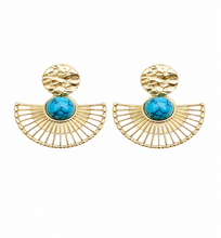 Boucles d'Oreilles Aska Turquoise