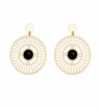 Boucles d'Oreilles Eclipse Noire