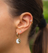 Boucles d'Oreilles Soleil Nacré - LELIEGE
