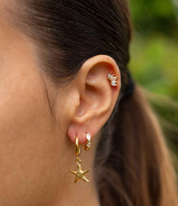 Boucles d'Oreilles Etoiles de Mer - LELIEGE
