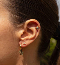 Boucles d'Oreilles Créoles Éclat Floral - LELIEGE