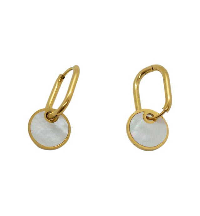 Boucles d’Oreilles Lueur Lunaire Nacrée - LELIEGE
