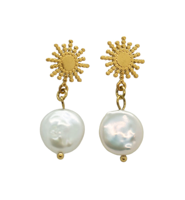 Boucles d'Oreilles Élégance Solaire - LELIEGE
