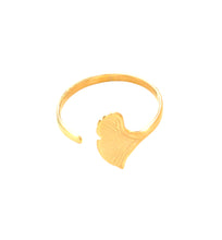 Bague Dorée Ginkgo - LELIEGE