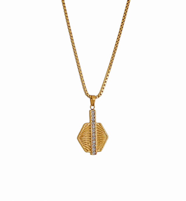 Collier Talisman Doré - LELIEGE