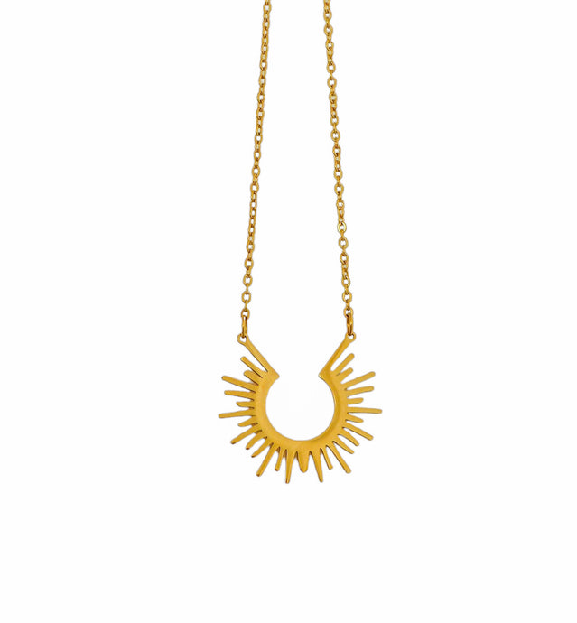 Collier Soleil Levant Doré - LELIEGE