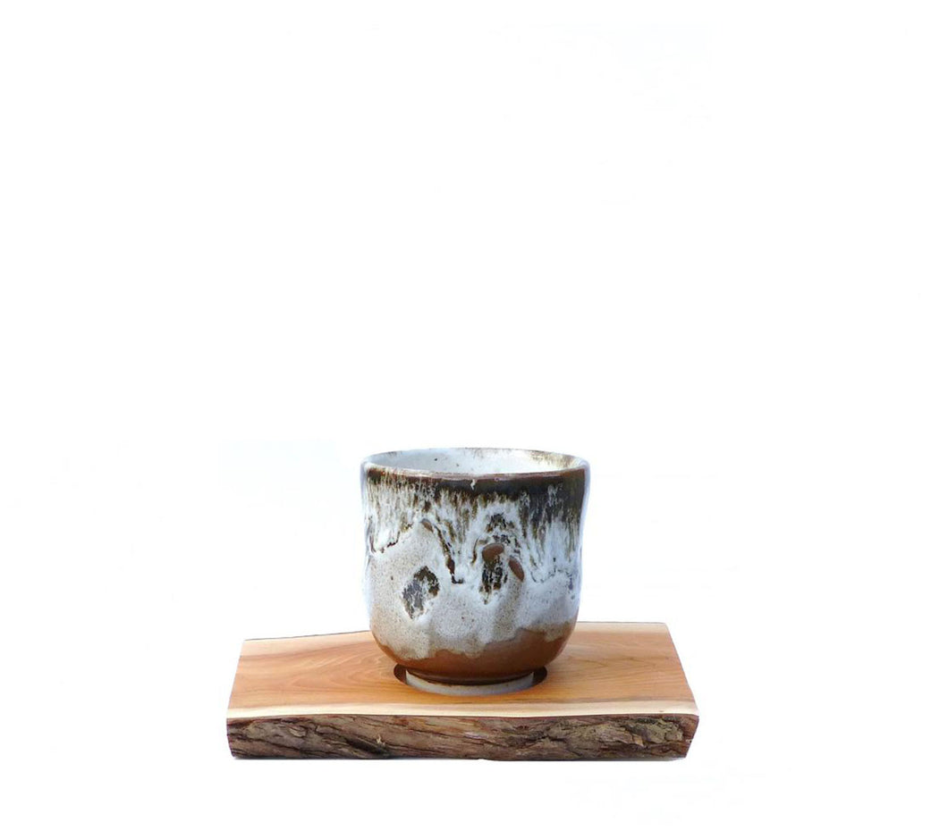 Socle Bois Brut & Bougie - LELIEGE