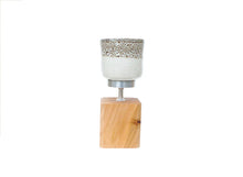 Bougeoir Carré & Bougie Blanche Rituel Nature - LELIEGE